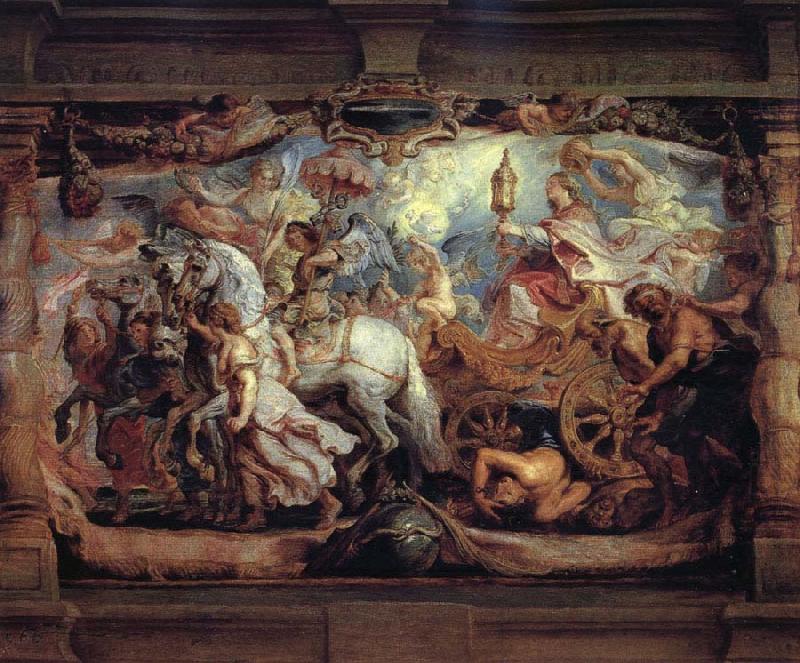 Peter Paul Rubens Triumph of Curch over Fury,Discord,and Hate china oil painting image